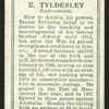 E. Tyldesley (Lancashire).