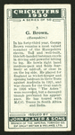 G. Brown.