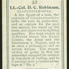 Lt.-Col. D.C. Robinson.