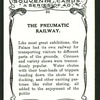 The pneumatic railway.