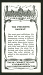 The pneumatic railway.