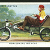 Horizontal bicycle.