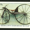 Macmillan's lever-driven bicycle.