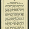 Macmillan's lever-driven bicycle.