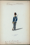Koningryk der Nederlanden. 4 en 6-e Bataillons. Land Nederlands Infanterie.  (1814)