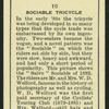 Sociable tricycle.