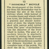 Invincible bicycle.
