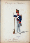 Koningryk der Nederlanden. 11 en 12-e Bataillons. Land Nederlands Infanterie.  (1814)