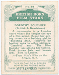 Dorothy Bouchier.
