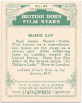 Maisie Gay.