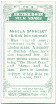 Angela Baddeley.