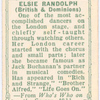 Elsie Randolph.