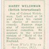 Harry Welchman.