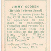 Jimmy Godden.
