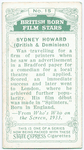 Sydney Howard.