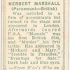 Herbert Marshall.