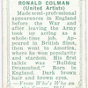 Ronald Colman.