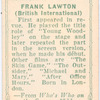 Frank Lawton.