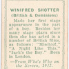 Winifred Shotter.