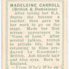 Madeleine Carroll.