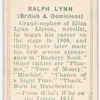 Ralph Lynn.
