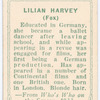 Lillian Harvey.