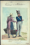 Koningrijk der Nederlanden. Nederlandsche Landmilitie Sappeur. (1814)
