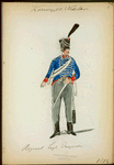 Koningrijk der Nederlanden. Regiment Lijk [?] Dragonders. (1814)