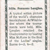 Miss Susanne Lenglen.