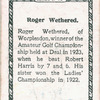 R. Wethered.