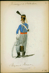 Koningrijk der Nederlanden. Regiment Huzaren. (1814)
