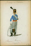 Koningrijk der Nederlanden. Regiment Huzaren. (1814)