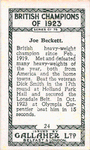 Joe Beckett.