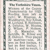 Yorkshire team.