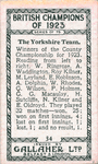 Yorkshire team.