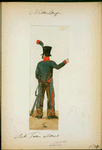 Nederlanden. Art. Trein soldaat. (1814)