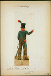 Nederlanden. Art. Trein soldaat. (1814)