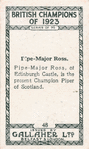 Pipe Major Ross.