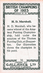 H.D. Marshall.