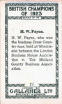 H.W. Payne.