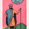 Silver coin of Alfred, 872 AD - 901 AD.