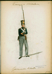 Koningrijk der Nederlanden. Garnisoens bataillon. (1814)