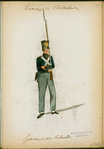 Koningrijk der Nederlanden. Garnisoens bataillon. (1814)