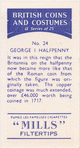 George I halfpenny.