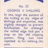 George II shilling.