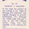 George II shilling.