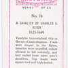 A cavalier of the reign of Charles I.