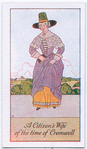 A citizen's wife of the time of Cromwell.