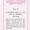 A citizen's wife of the time of Cromwell.