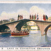 Lake in exhibition grounds.